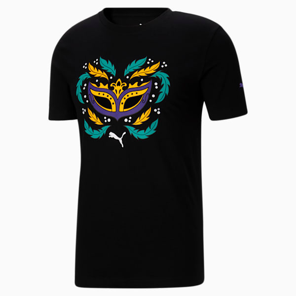 Party Mask Men's Tee, Puma Black, extralarge