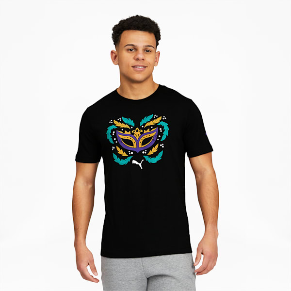 Party Mask Men's Tee, Puma Black, extralarge