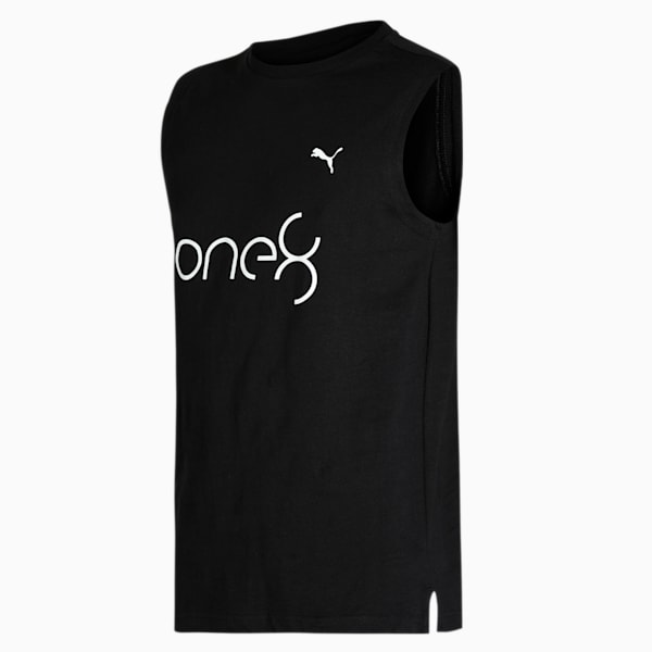 Performance Sleeveless Men's Slim Fit Tank, Puma Black, extralarge-IND