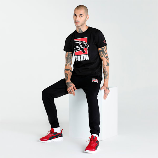 PUMA x 1DER Roar Men's Slim Fit T-Shirt, Puma Black, extralarge-IND