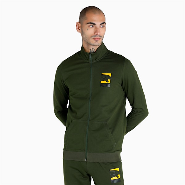 PUMA x 1DER Roar Men's Slim Fit Jacket, Forest Night, extralarge-IND