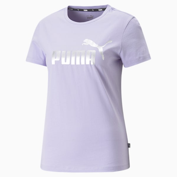 Metallic Logo Women's T-shirt, Vivid Violet, extralarge-IND