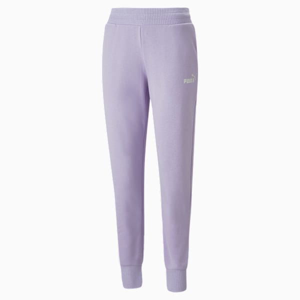 Metallic Women's Regular Fit Trackpants, Vivid Violet, extralarge-IND