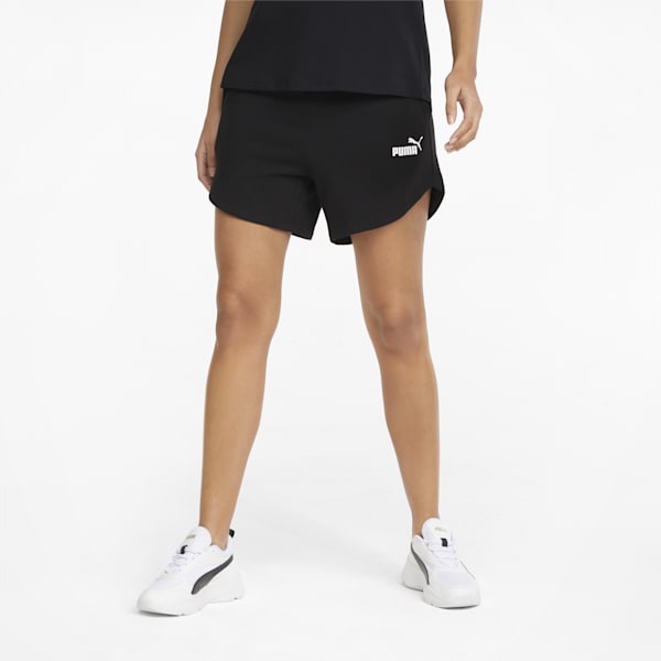 Women's High Waist Shorts, Puma Black, extralarge-AUS
