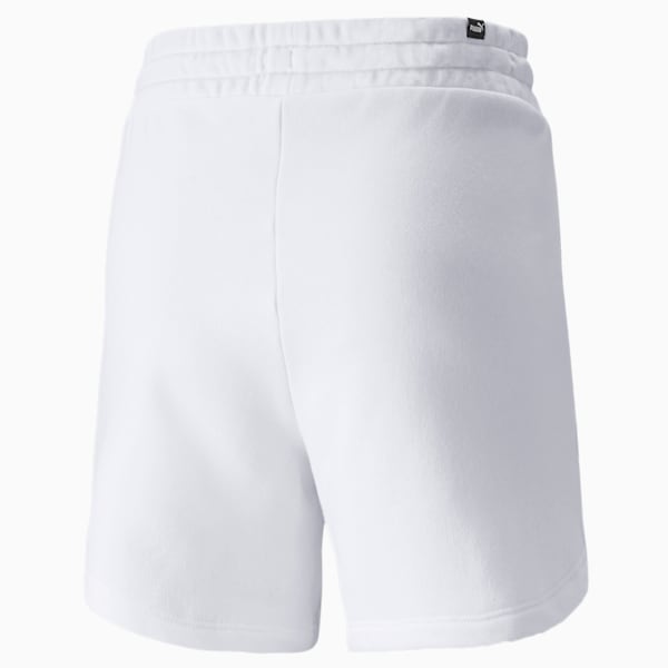 White shop puma shorts