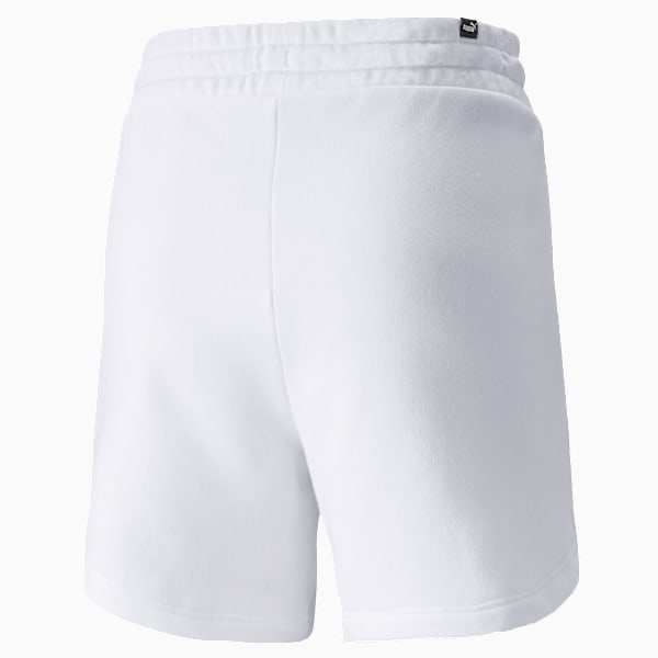 PUMA Essentials Women's High Waist Shorts, Puma White, extralarge