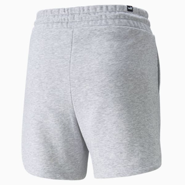 Women's High Waist Shorts, Light Gray Heather, extralarge-IND
