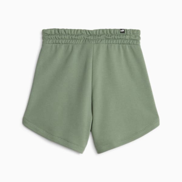 Women's High Waist Shorts, Eucalyptus, extralarge-IND