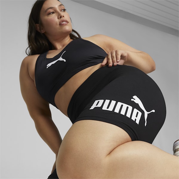 Logo Women's Short Leggings, Puma Black, extralarge-AUS