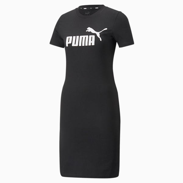 Robe T-shirt ajustée Essentials Femme, Puma Black, extralarge