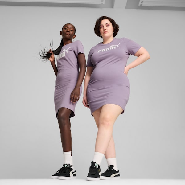 Essentials Women's Slim Tee Dress, Pale Plum, extralarge