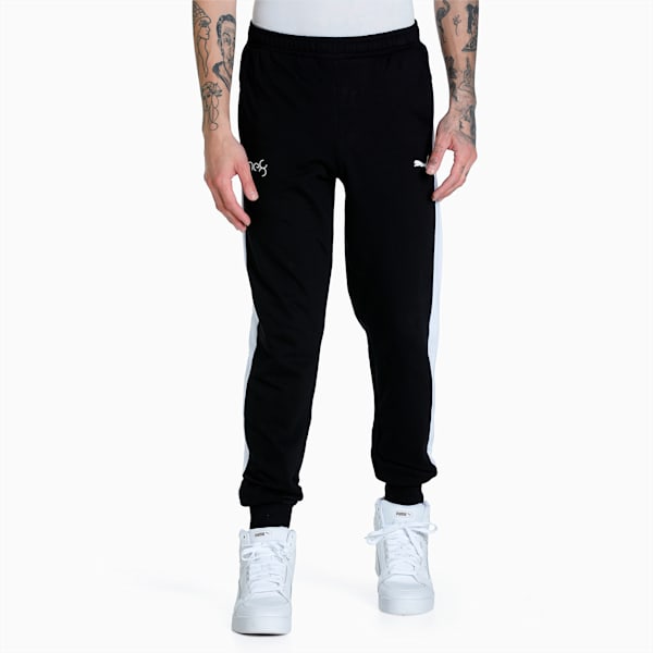 PUMA x one8 Men's Sweat Pants, Puma Black, extralarge-IND