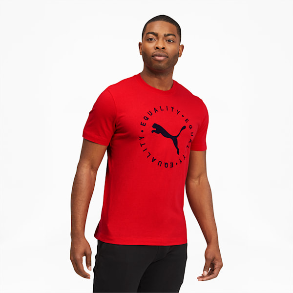 Full Circle Equality Men's Tee, High Risk Red, extralarge