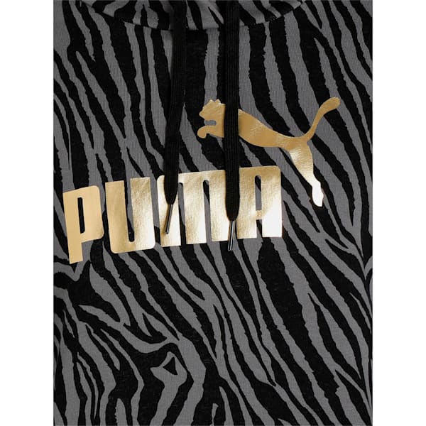 Essentials+ Tiger Women's Hoodie, Puma Black