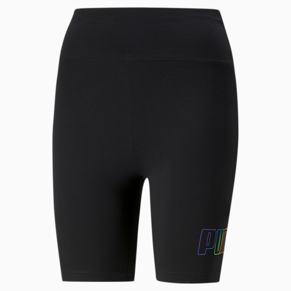 ESS+ Rainbow Short Women's Leggings, Puma Black, extralarge