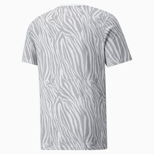 Tiger Printed Men's Regular Fit T-shirt, Puma White, extralarge-IND