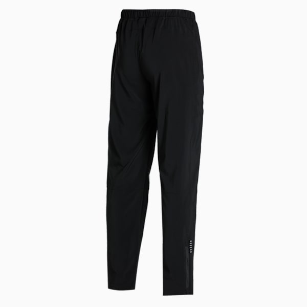 Tapered Woven Men's Running Trackpants, Puma Black, extralarge-IND