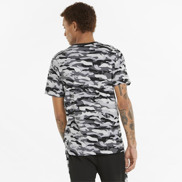 Camo Printed Men's Regular Fit T-shirt, Puma Black, extralarge-IND
