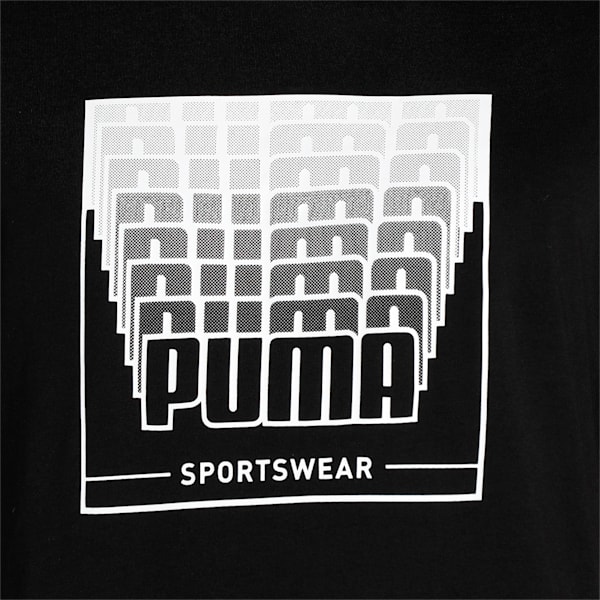 Wording Graphic Men's  T-shirt, Puma Black