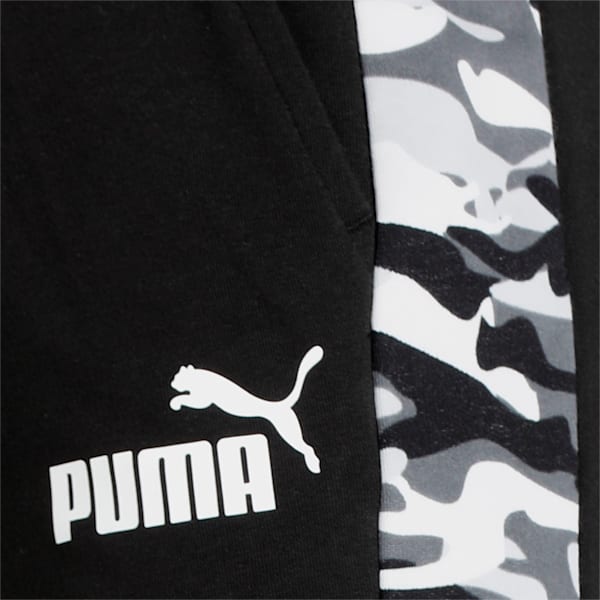 Essentials+ Camo Men's Regular Fit Sweatpants, Puma Black, extralarge-IND