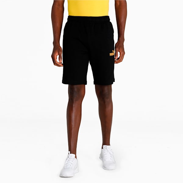 PUMA Graphic Men's Shorts, Puma Black, extralarge-IND