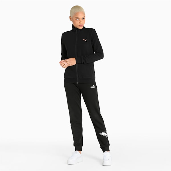 PUMA Zippered Women's Regular Fit Jacket, Puma Black, extralarge-IND