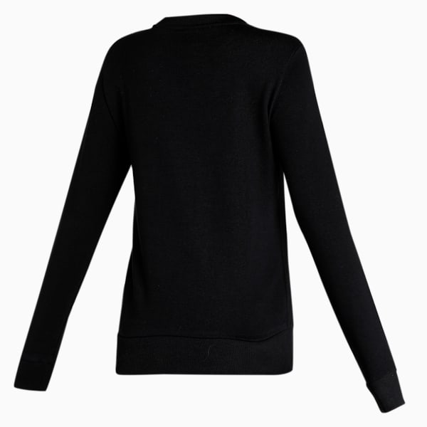 PUMA Logo Women's Sweatshirt, Puma Black, extralarge-IND
