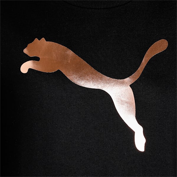 PUMA Logo Women's Sweatshirt, Puma Black, extralarge-IND