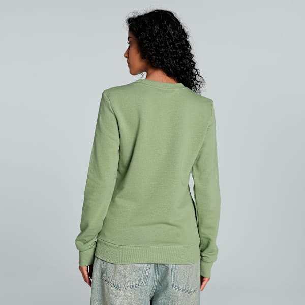 Logo Women's Sweatshirt, Calming Green, extralarge-IND