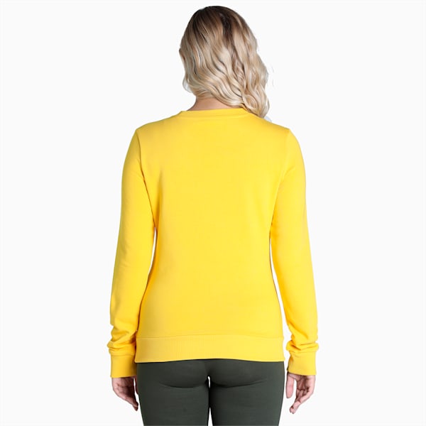 Logo Women's Sweatshirt, Sun Ray Yellow, extralarge-IND