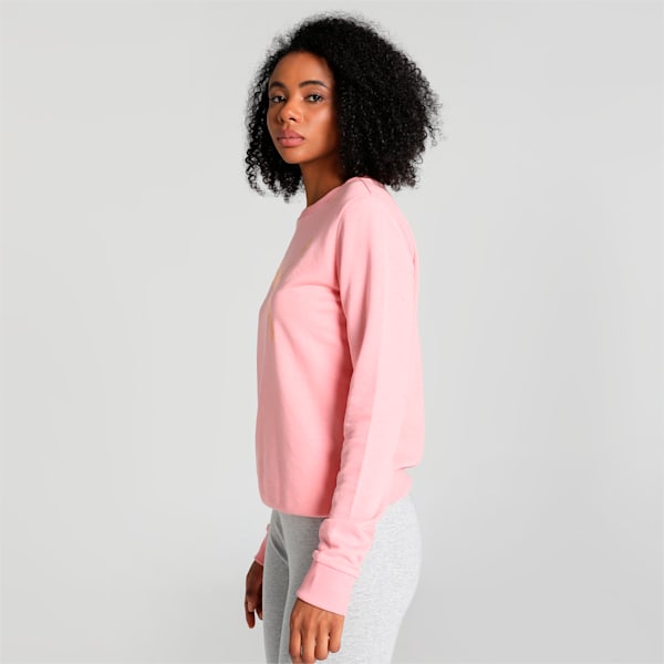 Logo Women's Sweatshirt, Peach Smoothie, extralarge-IND