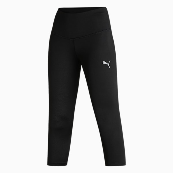 Women's  3/4 Tights, Puma Black-Silver, extralarge-IND