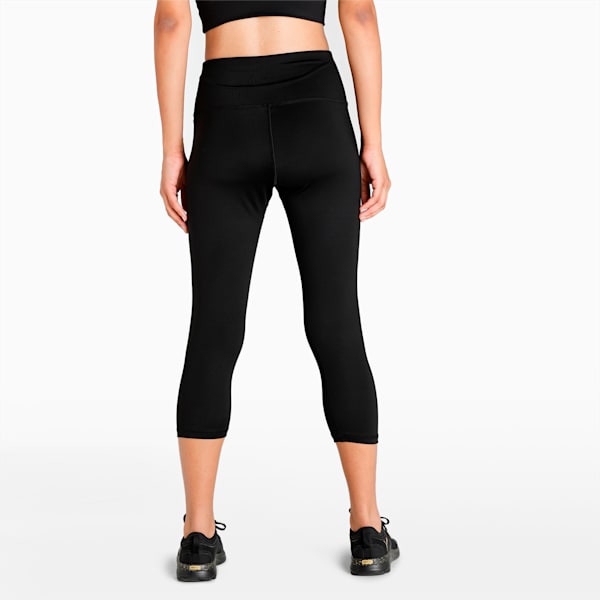 Essentials 3/4 Women's Tights, Puma Black-Silver, extralarge-IND