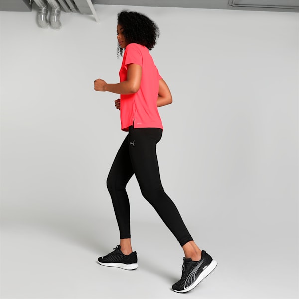 Women's Mid-Rise Tights, PUMA Black-Silver Cat, extralarge-IND
