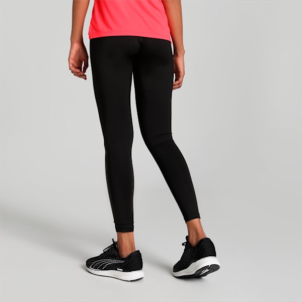 Women's Mid-Rise Tights, PUMA Black-Silver Cat, extralarge-IND