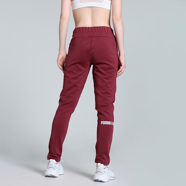 Tec Sport Women's Slim Fit Track Pants, Team Regal Red, extralarge-IND