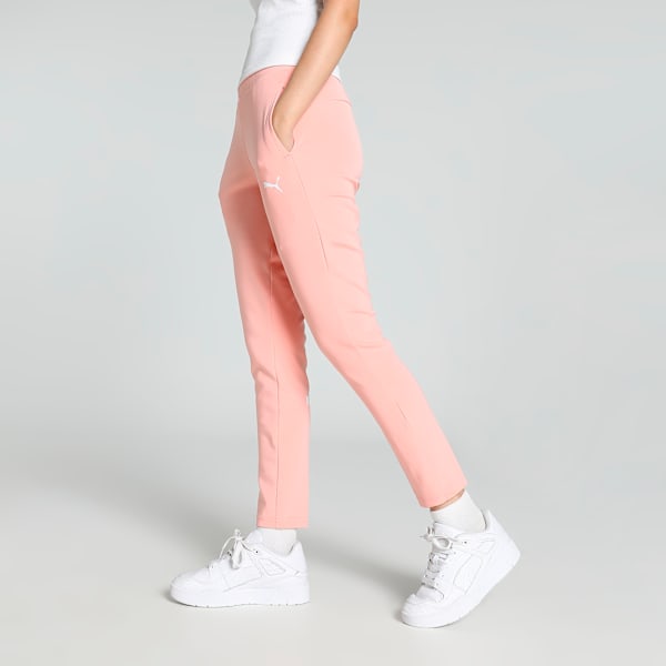 Tec Sport Women's Slim Fit Track Pants, Poppy Pink, extralarge-IND