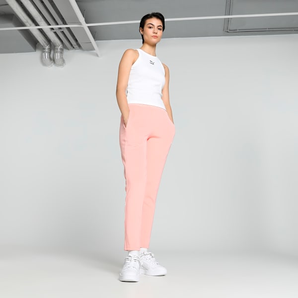 Tec Sport Women's Slim Fit Track Pants, Poppy Pink, extralarge-IND