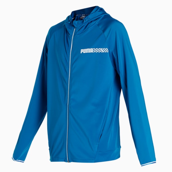 Tec Sport Men's Regular Fit Jacket, Lake Blue, extralarge-IND