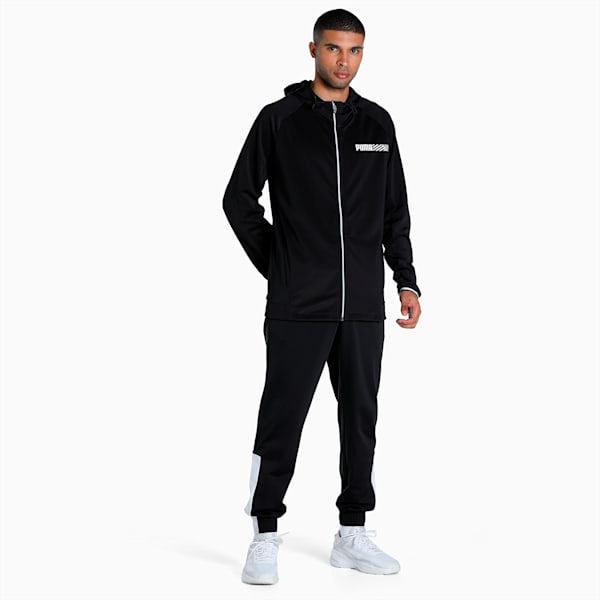 Tec Sport Men's Regular Fit Jacket, PUMA Black, extralarge-IND