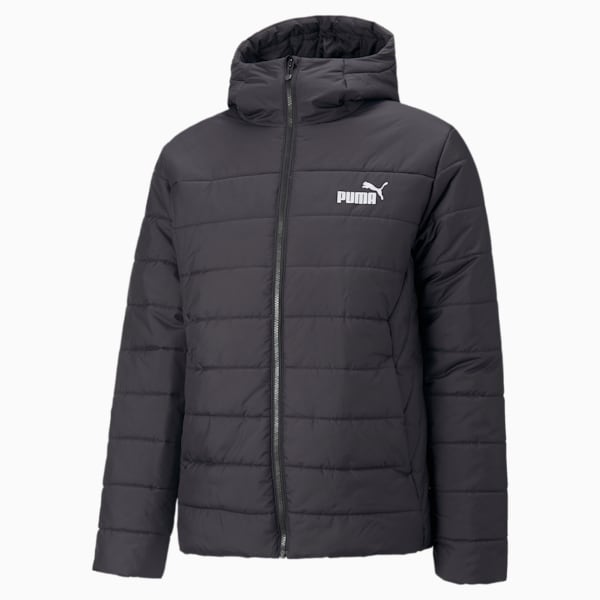 Men's Regular Fit Padded Jacket, Puma Black, extralarge-AUS