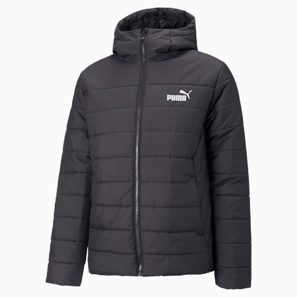 Essentials Men Regular Fit Padded Jacket, Puma Black, extralarge-IND