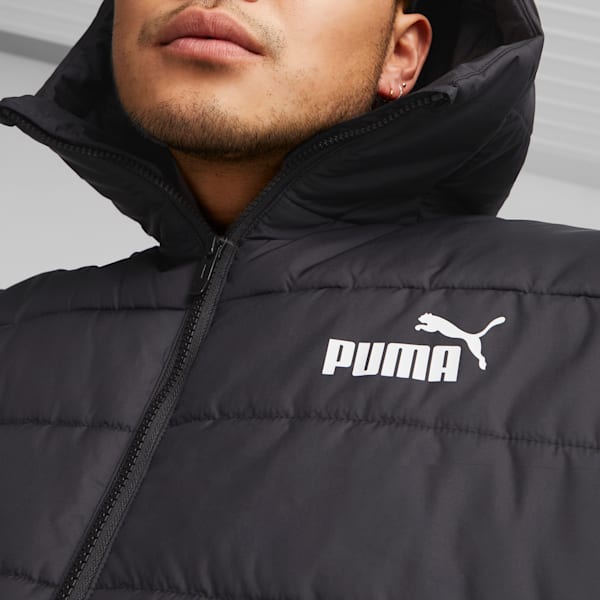 Essentials Men's Padded Jacket, Puma Black, extralarge