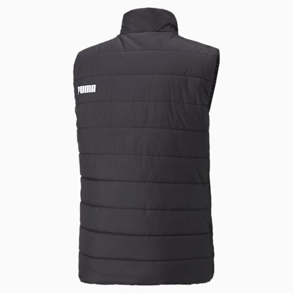 Men's Regular Fit Padded Vest, Puma Black, extralarge-AUS