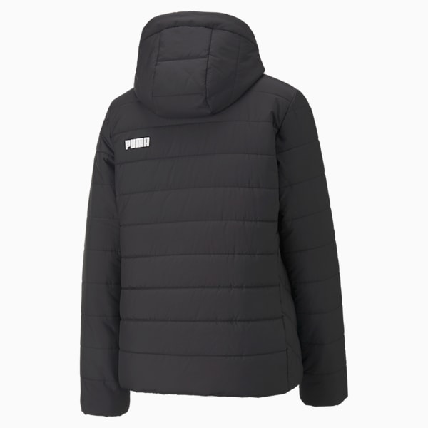 Women Regular Fit Padded Jacket, Puma Black, extralarge-IND