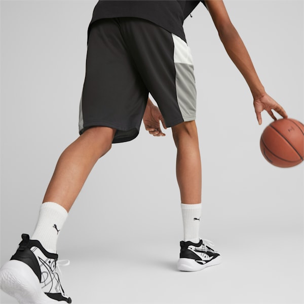 Give N' Go Men's Basketball Shorts, PUMA Black-Cast Iron, extralarge-AUS