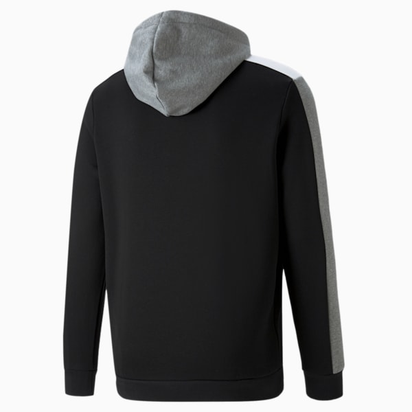 Essentials+ Block Men's Regular Fit Hoodie, Puma Black, extralarge-IND