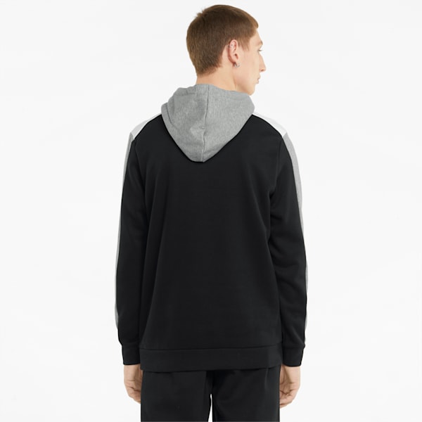 Essentials+ Block Men's Regular Fit Hoodie, Puma Black, extralarge-IND