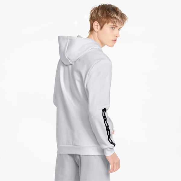 Sudadera con capucha para hombre Essentials+ Tape, Puma White, extralarge