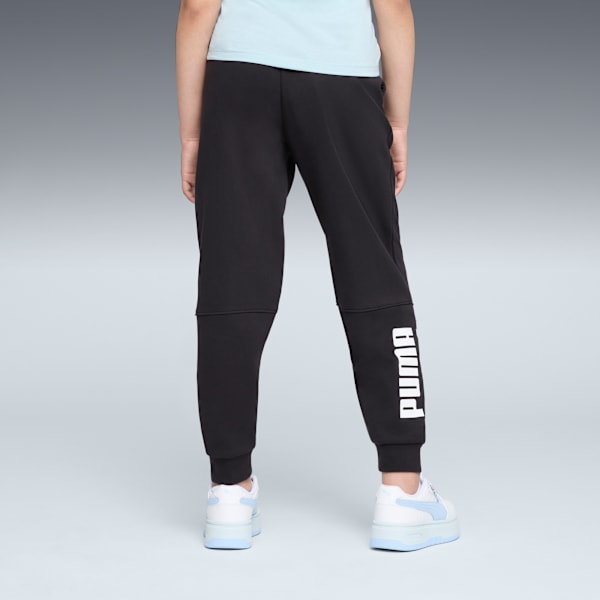 Pantalon Power Colour-Blocked Enfant et Adolescent, Puma Black, extralarge